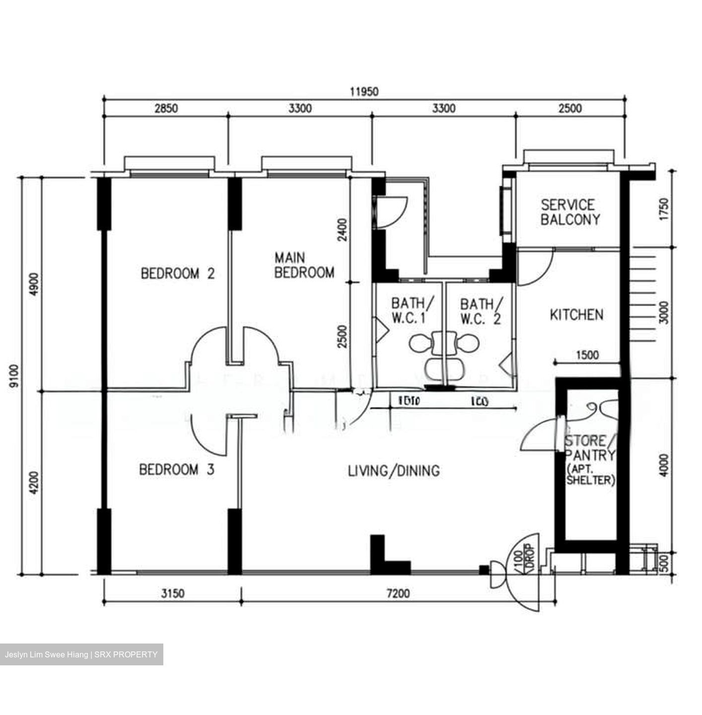 Blk 317 Sembawang Vista (Sembawang), HDB 4 Rooms #580421561